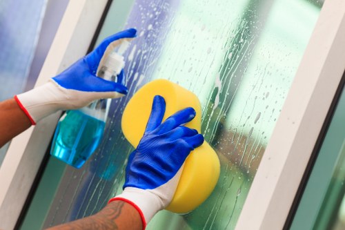 Professional oven cleaning in a Soho kitchen