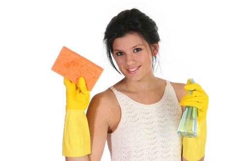 Office cleaners in Soho maintaining a tidy workspace