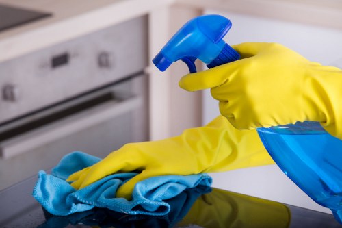 Post-build surface cleaning in a Soho apartment
