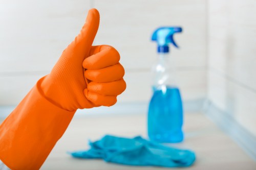 Commercial carpet cleaning service in Soho workspace