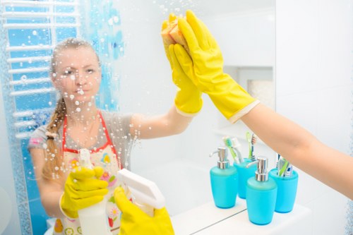 Hygienic office cleaning service in a Soho business environment
