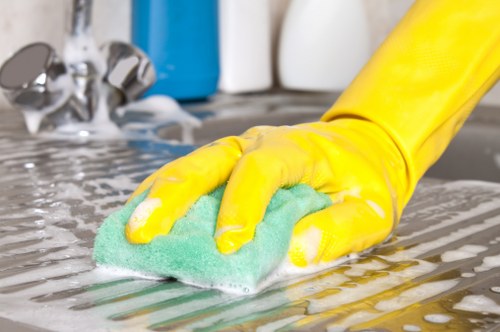Specialist carpet cleaner removing stains in Soho